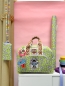 Preview: Kunstleder Happy Collection- lila/lemon Leo